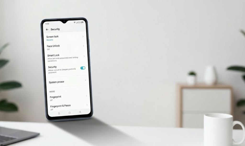 Tecno Spark 10C Fingerprint Option Not Showing